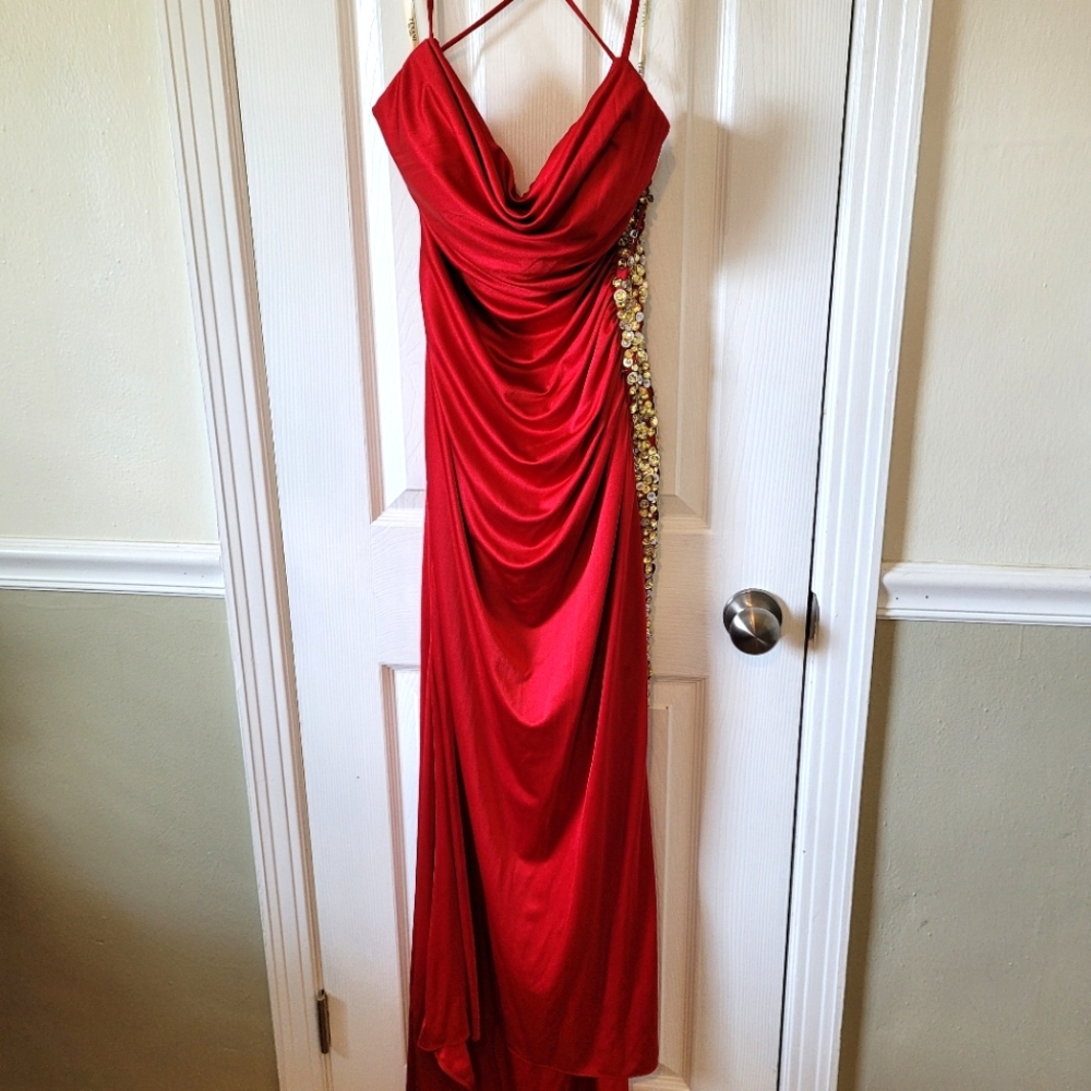 Red prom dress